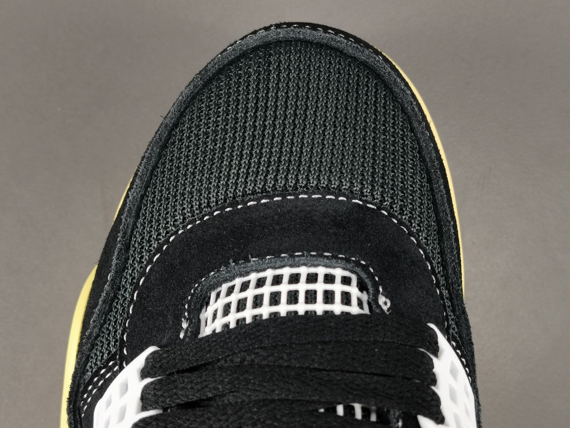 JORDAN 4 - Union Off Noir - Black Unisex Streetwear Limited Edition - The Jordan 4 x Union Off Noir is a highly sought-after collaboration between Jordan Brand