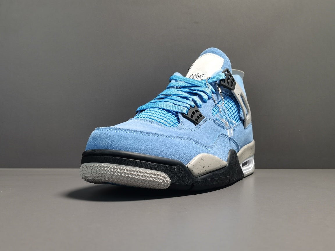 JORDAN 4 - University Sneakers - Blue Unisex Streetwear Limited Edition