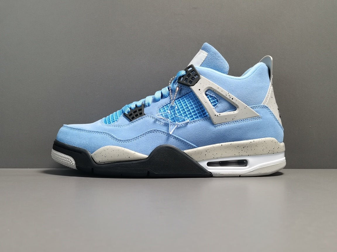 JORDAN 4 - University Sneakers - Blue Unisex Streetwear Limited Edition