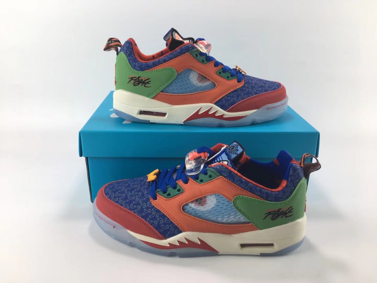 JORDAN 5 Retro Low - Doernbecher Michael 2022 Sneakers - Black Unisex Streetwear Limited Edition