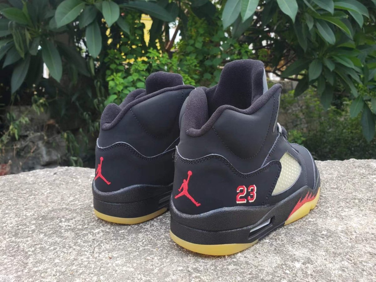 JORDAN 5 Retro - Gore-te - Off-noir Sneakers - Black Unisex Streetwear Limited Edition