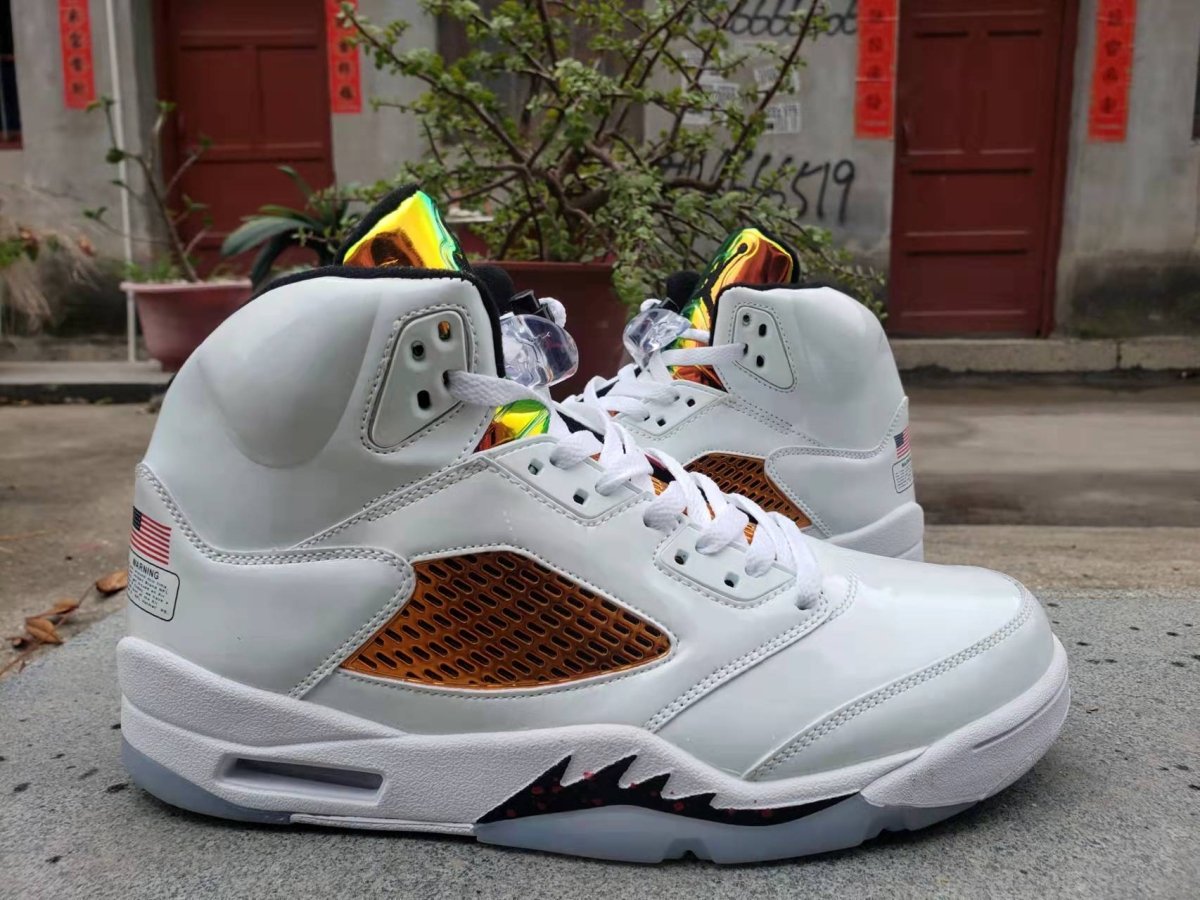 JORDAN 5 Retro - Nfl Helmet Sneakers - Black Unisex Streetwear Limited Edition