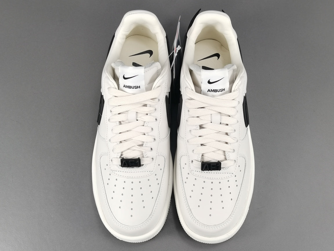 NIKE Air Force 1 - Ambush Phantom Sneakers - Black Unisex Streetwear Limited Edition - Introducing the Nike Air Force 1 Ambush Phantom C the epitome of style, innovation, and