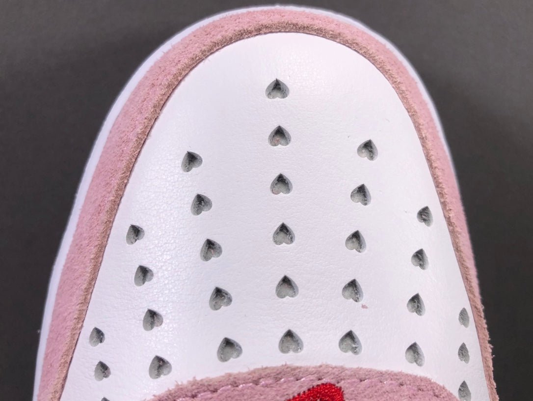 NIKE Air Force 1 - Valentines Day Love Letter Sneakers - White Unisex Streetwear Limited Edition - Introducing the Nike Air Force 1 x Valentine's Day Love Letter edition, a captivating fusion