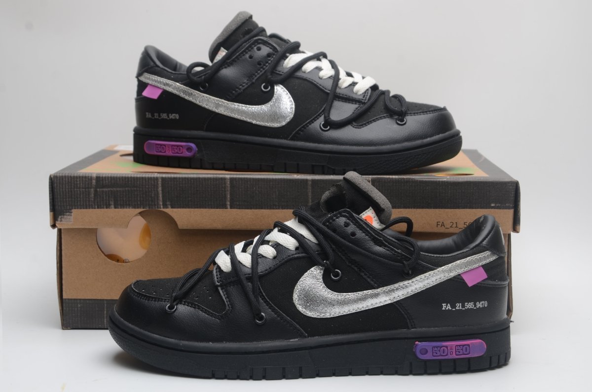 NIKE Dunk - Off-white Lot 50 Sneakers Unisex Streetwear Limited Edition