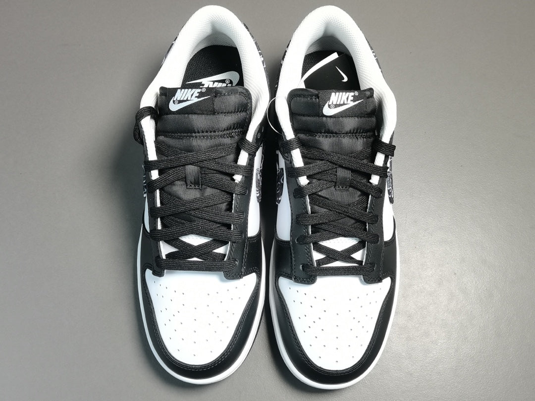 NIKE Dunk - Paisley Pack Sneakers - Black Unisex Streetwear Limited Edition