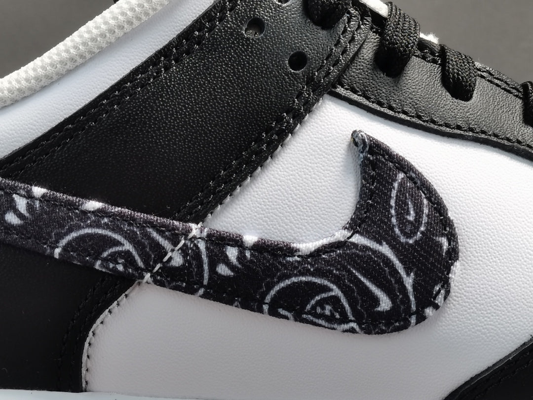 NIKE Dunk - Paisley Pack Sneakers - Black Unisex Streetwear Limited Edition