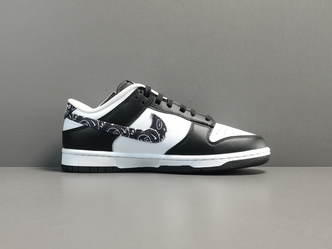 NIKE Dunk - Paisley Pack Sneakers - Black Unisex Streetwear Limited Edition
