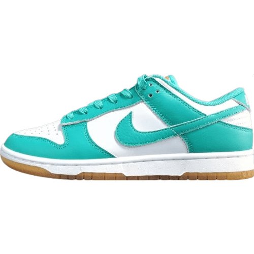 NIKE Dunk - Teal Zeal Sneakers - Red Unisex Streetwear Limited Edition