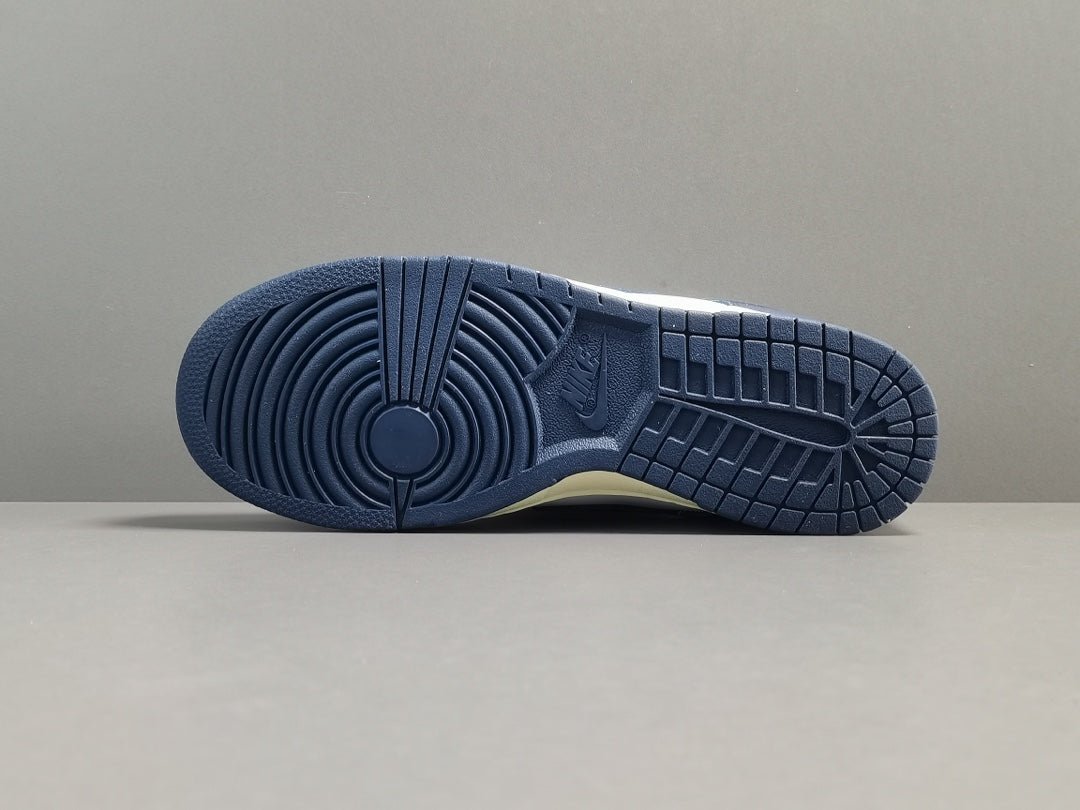 NIKE Dunk - Vintage Sneakers - Navy Unisex Streetwear Limited Edition