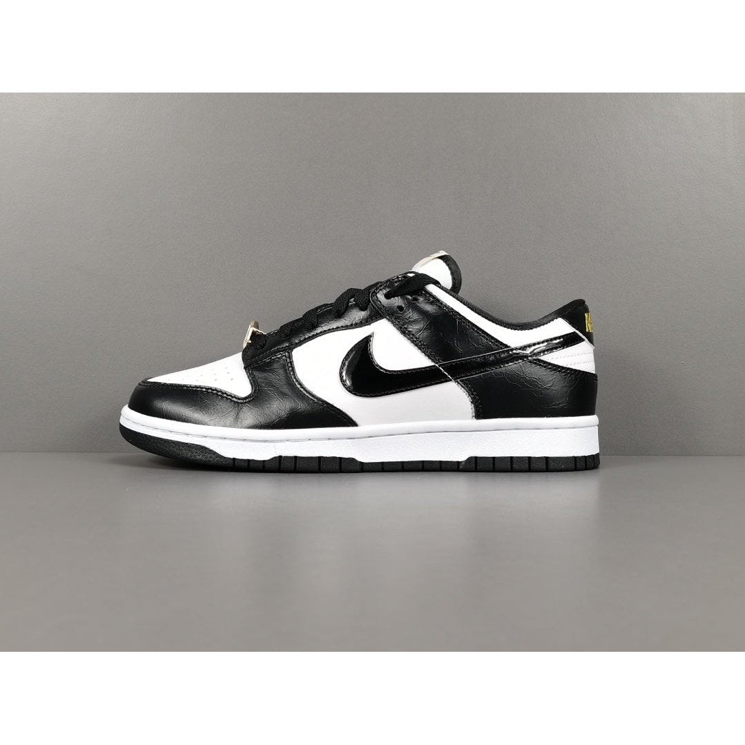 NIKE Dunk - World Champs White Sneakers - Black Unisex Streetwear Limited Edition