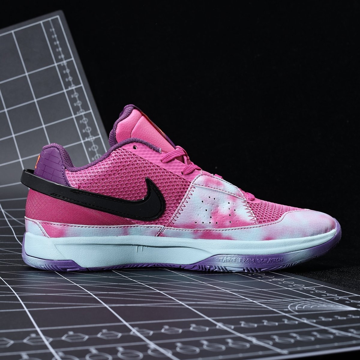 NIKE Ja 1 - Chimney Sneakers - Red Unisex Streetwear Limited Edition