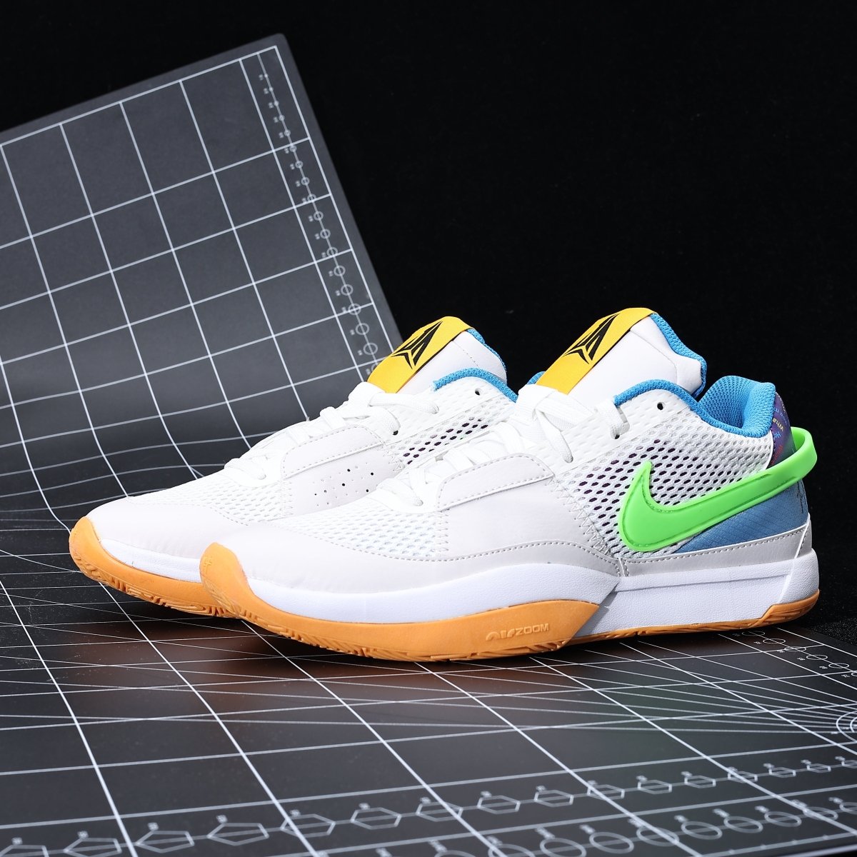 NIKE Ja 1 - Trivia Sneakers Unisex Streetwear Limited Edition - Introducing the Nike JA 1 Trivia, a legendary basketball shoe that pays homage to the