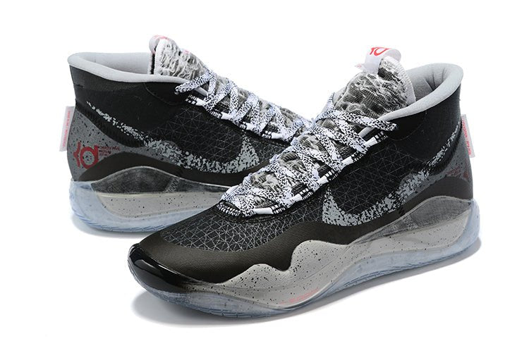 NIKE Kd 12 - Wolf Sneakers - Black Unisex Streetwear Limited Edition