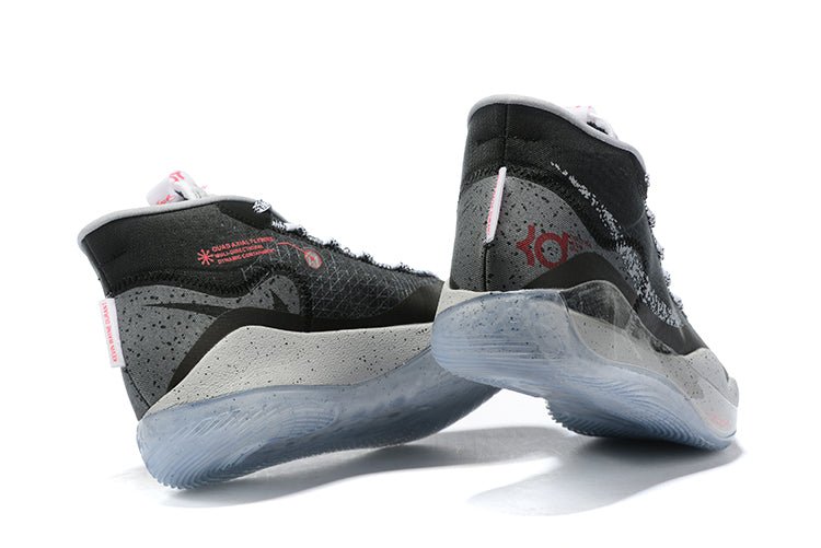 NIKE Kd 12 - Wolf Sneakers - Black Unisex Streetwear Limited Edition