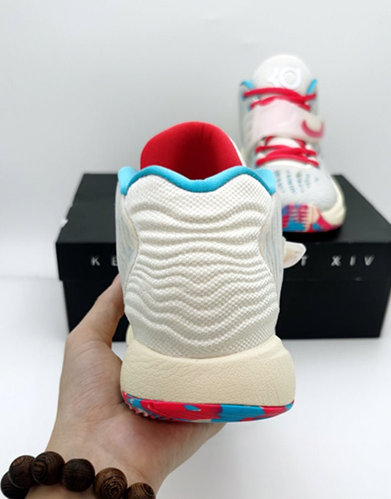 NIKE Kd 14 - Multicolor Sneakers - Red Unisex Streetwear Limited Edition