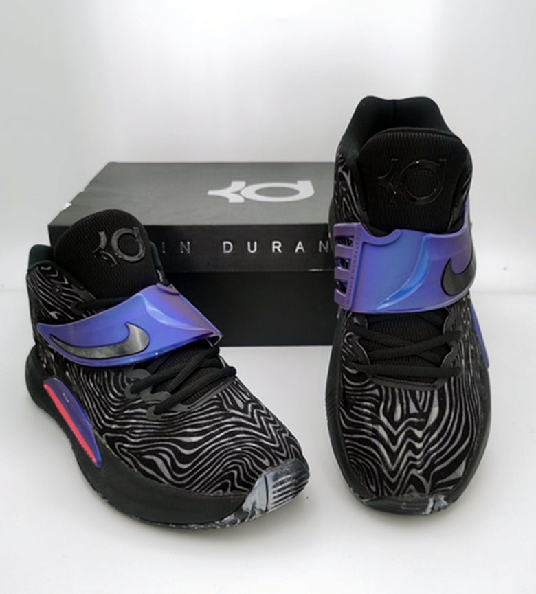 NIKE Kd 14 - Seasonal Laser Crimson Sneakers - Black Unisex Streetwear Limited Edition