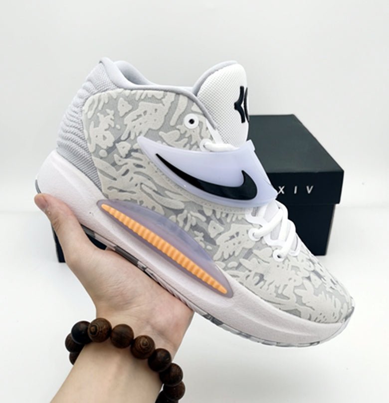 NIKE Kd 14 - Wolf Sneakers - Grey Unisex Streetwear Limited Edition