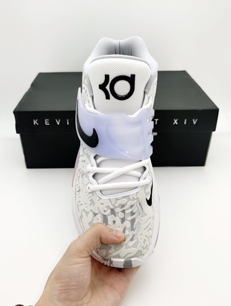 NIKE Kd 14 - Wolf Sneakers - Grey Unisex Streetwear Limited Edition