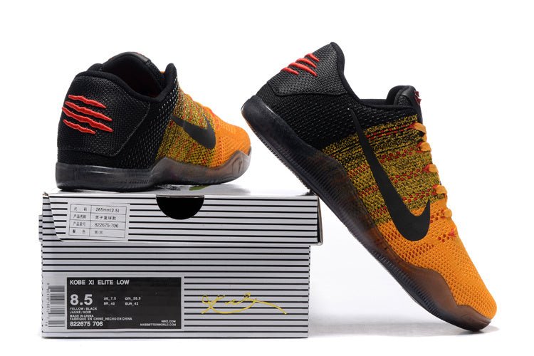 NIKE Kobe 11 Elite Low - Bruce Lee Shoes - Red Unisex Streetwear Limited Edition