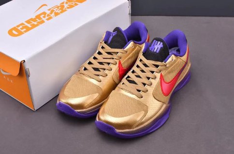 NIKE Kobe 5 - Undefeated Hall Of Fame Sneakers - Black Unisex Streetwear Limited Edition