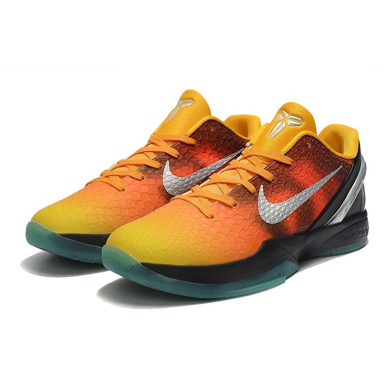 NIKE Kobe 6 - Asg County Sunset Sneakers - Orange Unisex Streetwear Limited Edition