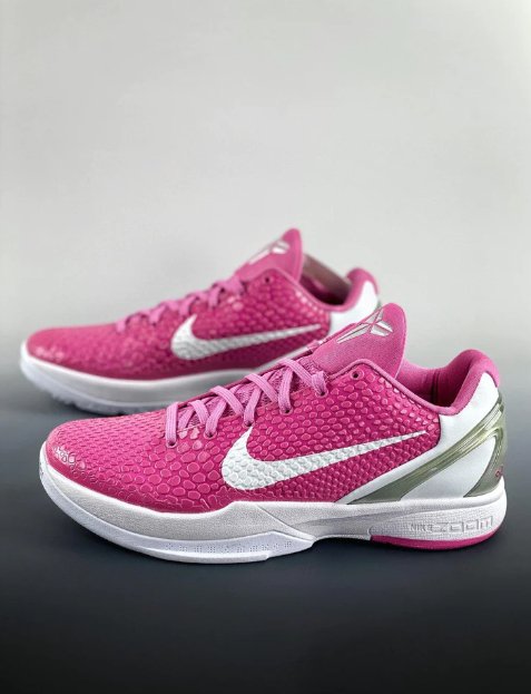 NIKE Kobe 6 - Think Sneakers - Pink Unisex Streetwear Limited Edition