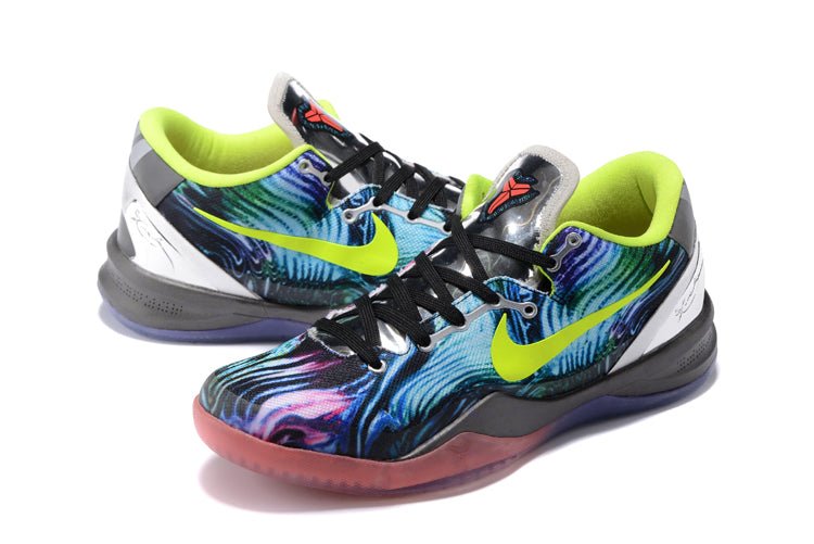 NIKE Kobe 8 - Prelude Reflection Sneakers - Black Unisex Streetwear Limited Edition
