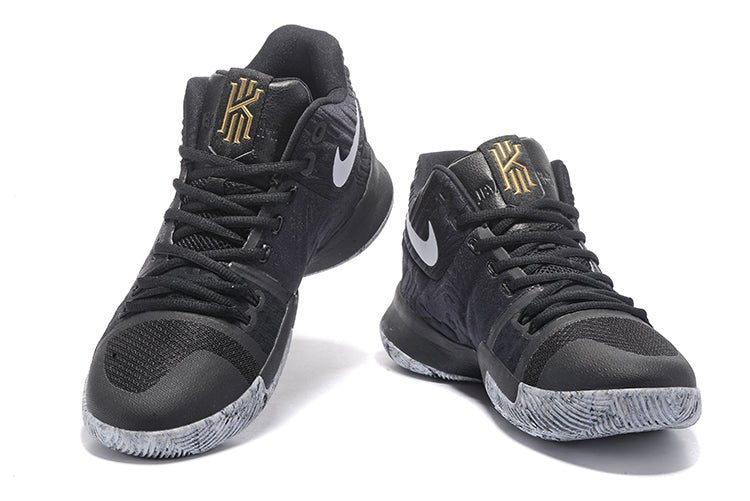 NIKE Kyrie 3 - Bhm Sneakers - Black Unisex Streetwear Limited Edition