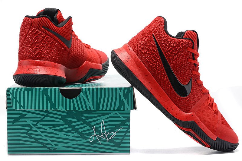 NIKE Kyrie 3 - Three Point Contest Candy Apple Shoes - Black Unisex Streetwear Limited Edition