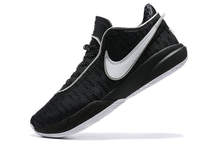 NIKE Lebron 20 - White Sneakers - Black Unisex Streetwear Limited Edition