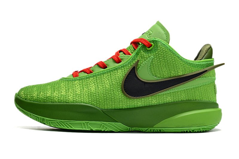 NIKE Lebron 20 - Grinch - Red Unisex Streetwear Limited Edition