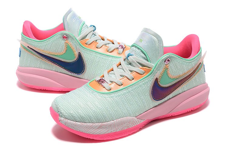 NIKE Lebron 20 - Time Machine Sneakers - Red Unisex Streetwear Limited Edition