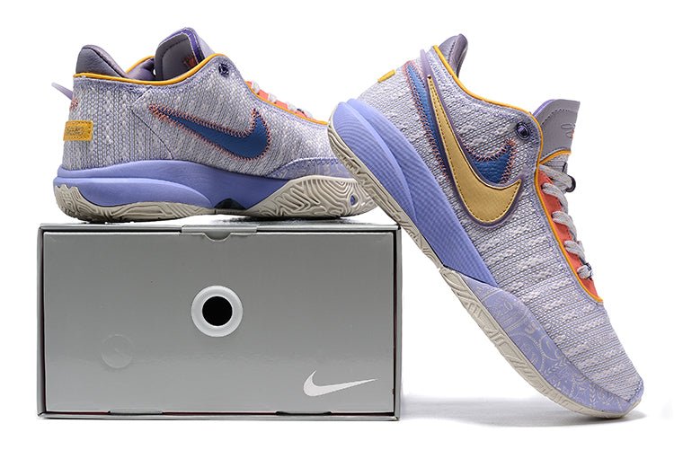 NIKE Lebron 20 - Violet Frost Sneakers - Red Unisex Streetwear Limited Edition