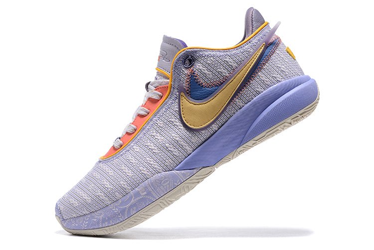 NIKE Lebron 20 - Violet Frost Sneakers - Red Unisex Streetwear Limited Edition