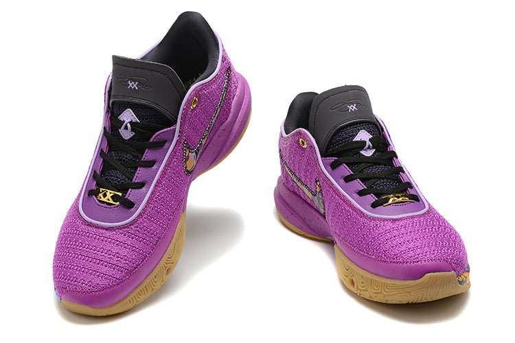 NIKE Lebron 20 - Vivid Sneakers - Purple Unisex Streetwear Limited Edition