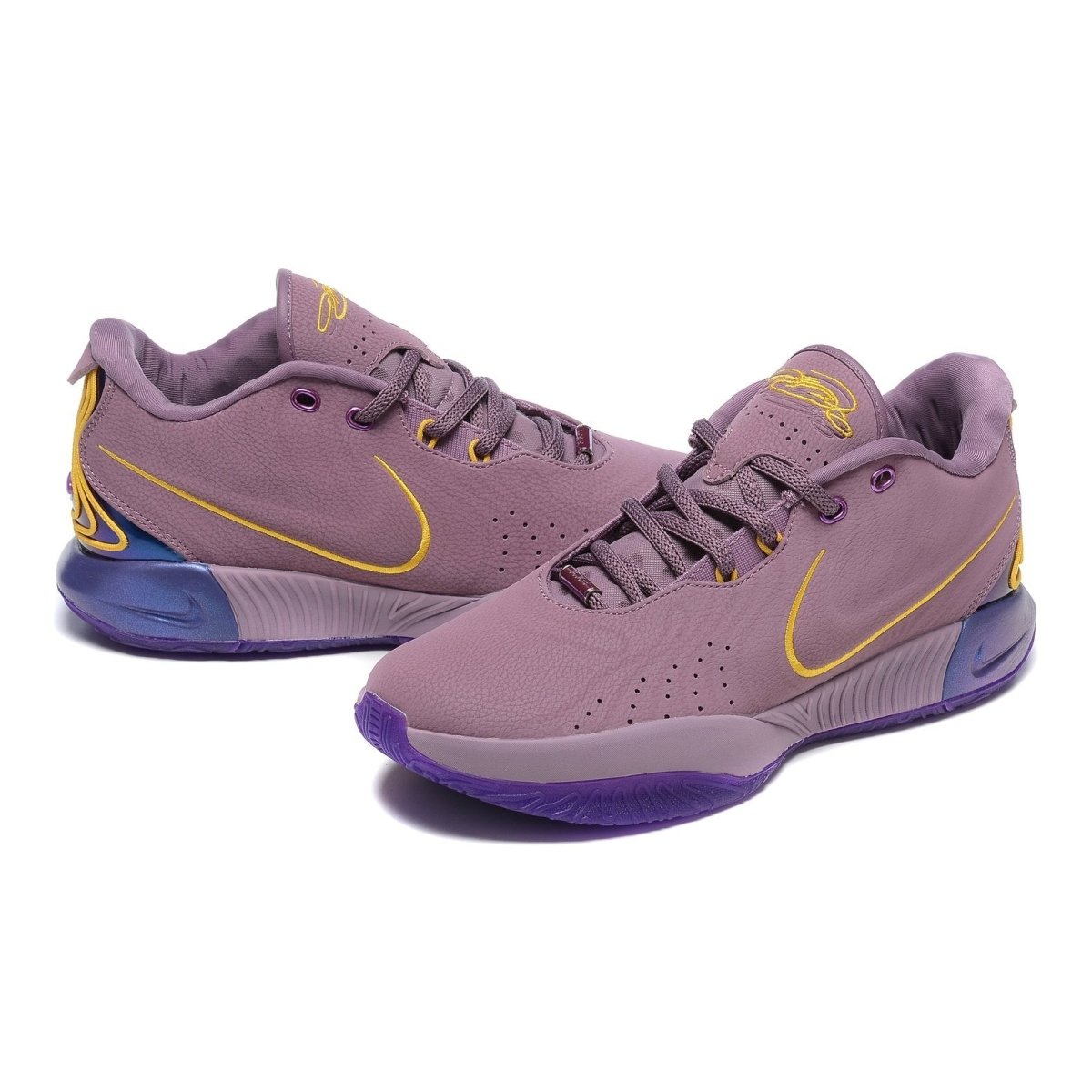 NIKE Lebron 21 - Rain Sneakers - Purple Unisex Streetwear Limited Edition