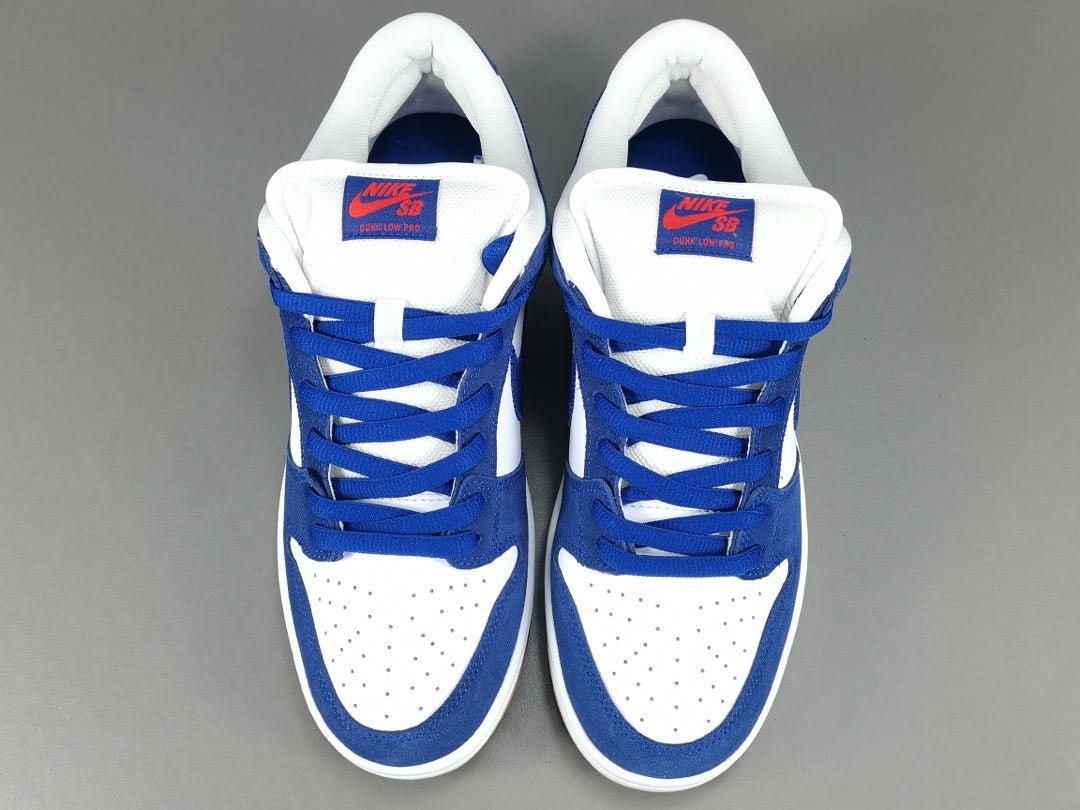 NIKE Sb Dunk - Los Angeles Dodgers Sneakers - White Unisex Streetwear Limited Edition