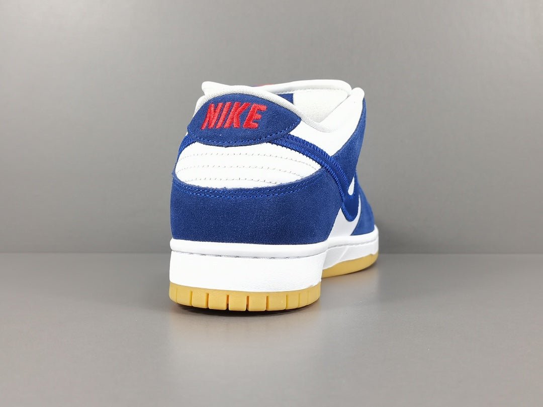 NIKE Sb Dunk - Los Angeles Dodgers Sneakers - White Unisex Streetwear Limited Edition