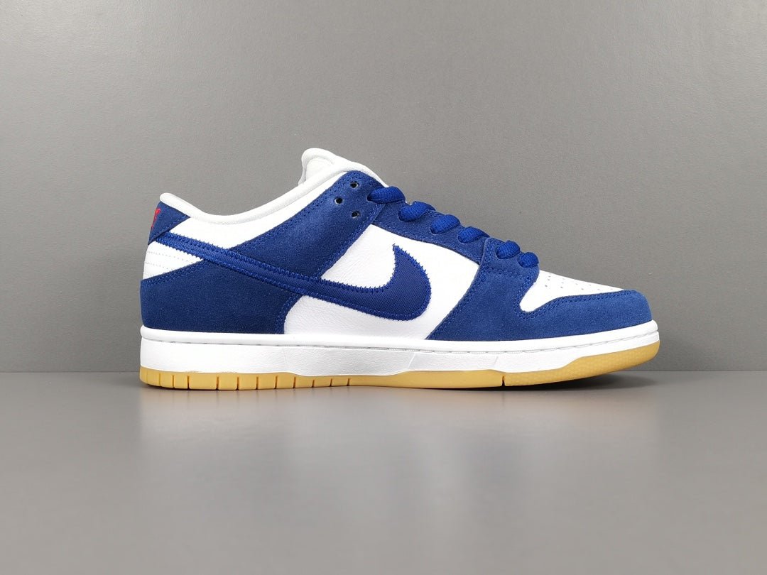 NIKE Sb Dunk - Los Angeles Dodgers Sneakers - White Unisex Streetwear Limited Edition