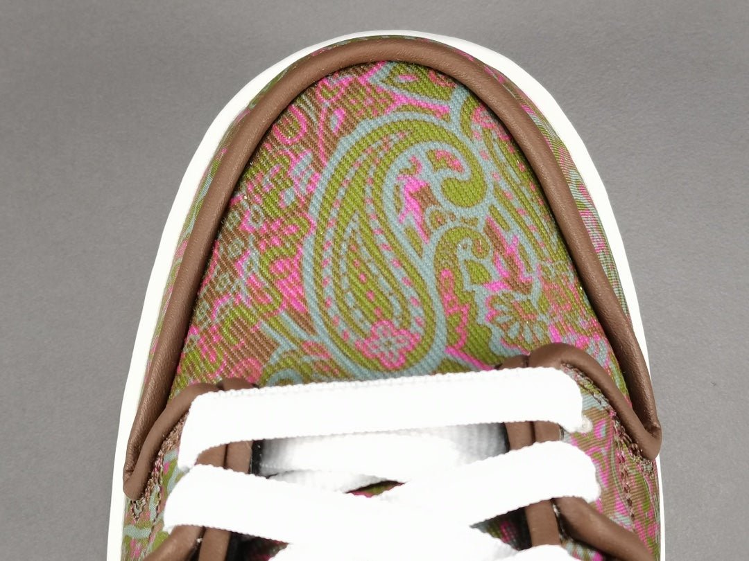 NIKE Sb Dunk - Paisley - Brown Unisex Streetwear Limited Edition