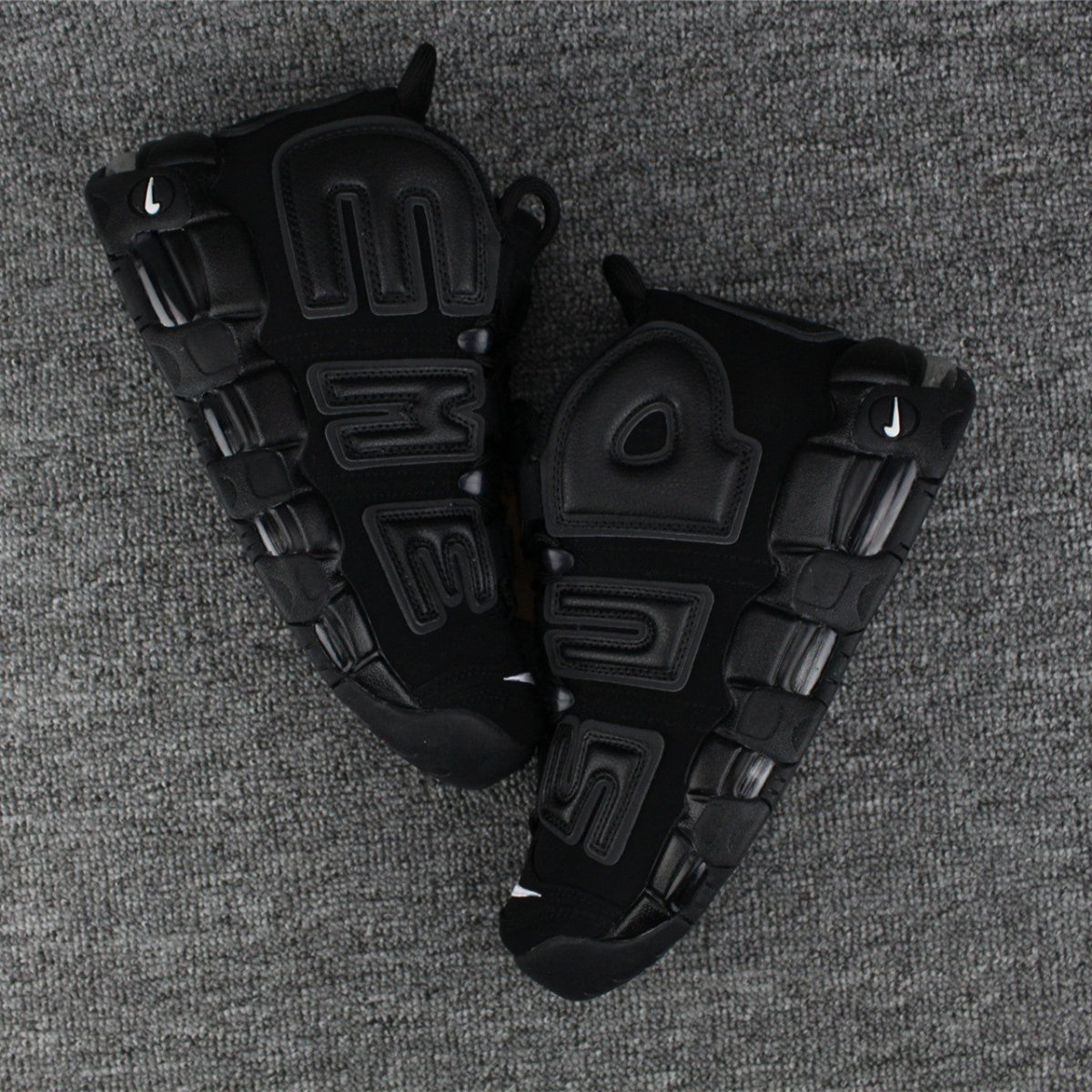 NIKE Uptempo - Supreme Suptempo - Black Unisex Streetwear Limited Edition