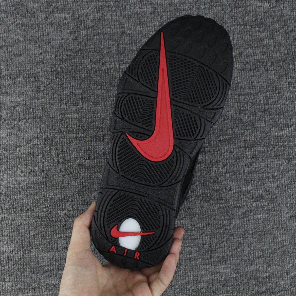 NIKE Uptempo - Supreme Suptempo - Black Unisex Streetwear Limited Edition