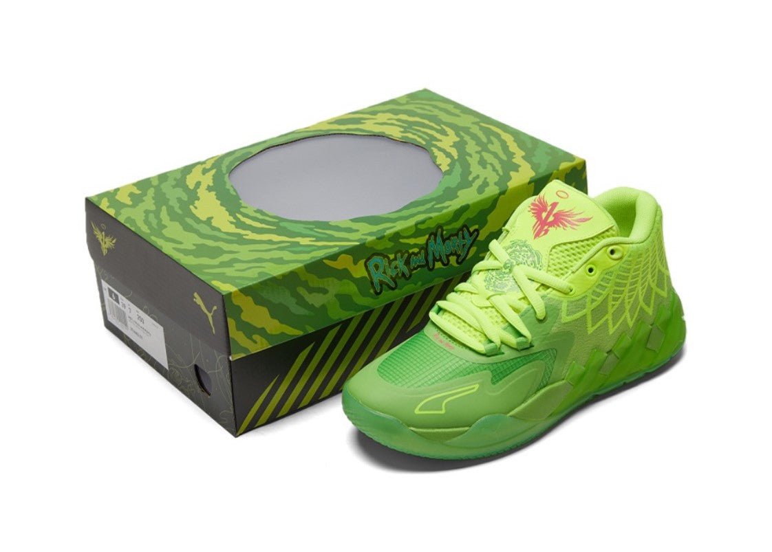 PUMA Lamelo Ball Mb.01 - Rick And Morty - Red Unisex Streetwear Limited Edition