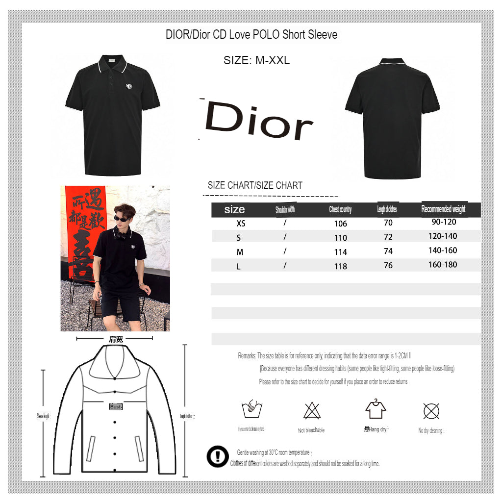Polo negro de Dior