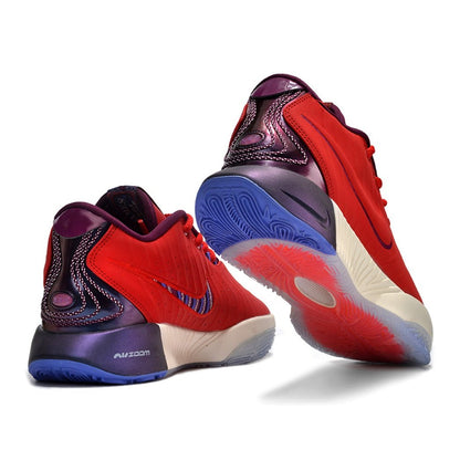 NIKE Lebron 21 - James Theatre Sneakers - Red Unisex Streetwear Limited Edition