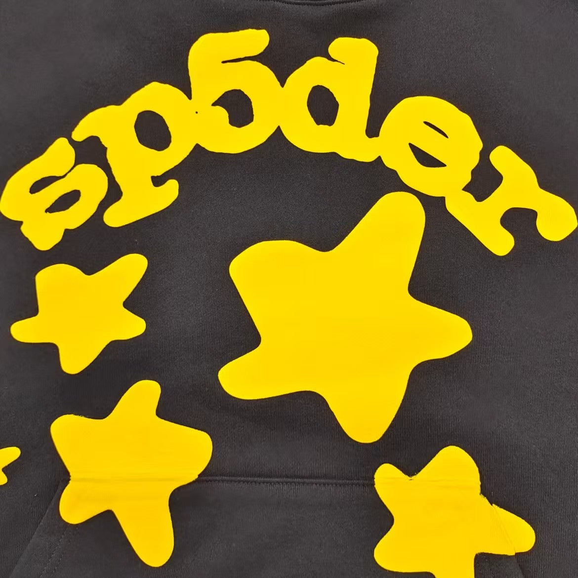 SP5DER STAR HOODIE BLACK