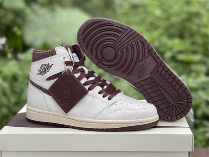 JORDAN 1 Retro High Og - A Ma Maniere - Black Unisex Streetwear Limited Edition