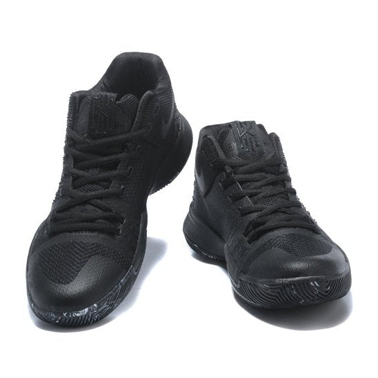 NIKE Kyrie 3 - Marble Sneakers - Black Unisex Streetwear Limited Edition