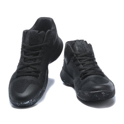 NIKE Kyrie 3 - Marble Sneakers - Black Unisex Streetwear Limited Edition